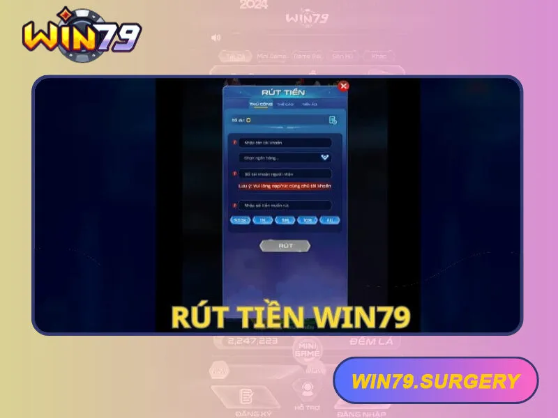 Rút tiền Win79